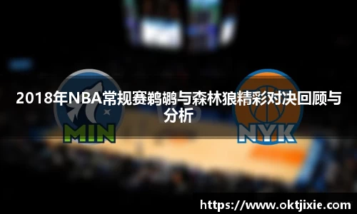 BB贝博艾弗森2018年NBA常规赛鹈鹕与森林狼精彩对决回顾与分析